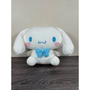 Sanrio Cinnamoroll Corduroy Blue Ribbon Plush 13” Large RARE HTF Stuffed Toy NWT